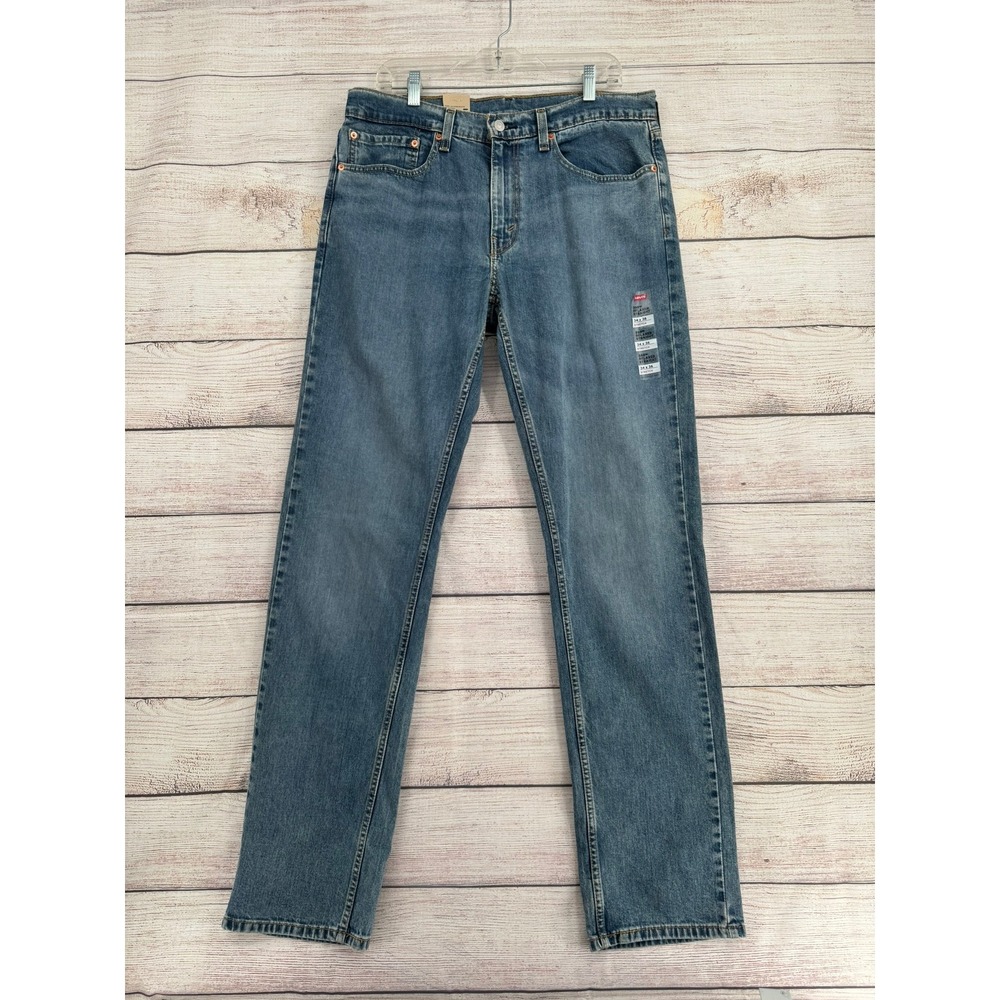 Levi's 559 Relaxed Straight Jeans Men 34x36 Blue Medium Wash Stretch Denim NEW